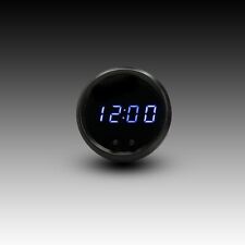 Blue Led Digital Clock Black Bezel For Cars Trucks Intellitronix M8009b Usa