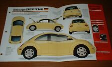 1998 Volkswagen Beetle Spec Sheet Brochure Photo Info Pamphlet Bug 99 Vw