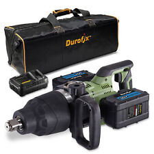 1 Cordless 60v Impact Wrench 5-stage Torque Max 3000 Ft-lbs With 2 Batteries