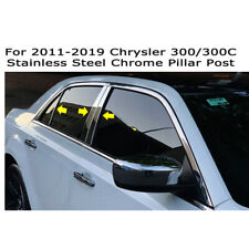 For 2011-2019 Chrysler 300300c Stainless Steel Chrome Pillar Post Trim
