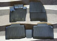 2015-2019 Ford Edge Oem Tray Style Molded Black Rubber Floor Mat Set 4-pc