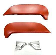 Pair Fender Skirts W Scuff Pads Hardware For 1962 Chevy Full Size Passenger
