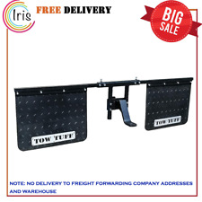 Tow Tuff 2418amf 18 X 24 Universal Hitch Mount Rubber Rear Towing Mud Flaps