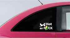 New - Hot As Fck - Funny - Jdm - Leaf Wakaba - Decals Stickers Free Shipping