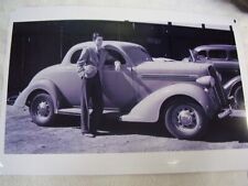 1936 Plymouth Coupe With Jimmy Stewart 11 X 17 Photo  Picture