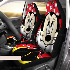 Cute Minnie Mouse Car Seat Covers Minnie Front Seat Covers Set Of 2