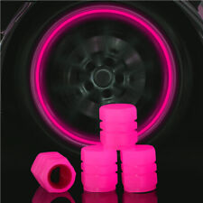 4pcs Fluorescent Car Wheel Tire Tyre Air Valve Stem Caps Cover Car Accessories