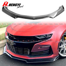Carbon Style Front Bumper Lip Spoiler For Camaro Ss 16-2419-24 Ls Lt Rs