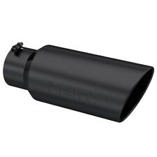 Mbrp T5127blk Stainless Black Rolled End Round 7 Inch Universal Fit Exhaust Tip