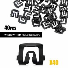 40pc Windshield Rear Window Reveal Molding Trim Clips For Ford Mustang 64-93 Exc