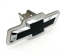 Brushed Black Chevy Bowtie Tow Hitch Cover For 2 Class Iii Receivers
