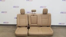 15 Ford F150 Lariat Rear Seat Assembly Tan Leather Crew Cab