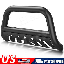 3 Bull Bar Front Bumper Grille Guard For 2016-2023 Toyota Tacoma Black