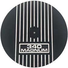13 Round 340 Magnum Air Cleaner Lid Kit - Black Finned - Ansen Usa