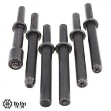 6x 45 Steel Solid Rivet Impact Head For Air Chisel Hammer Rust Removal Drilling