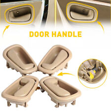 4x Beige Inside Inner Interior Door Handle For 98-02 Toyota Corolla Chevy Prizm