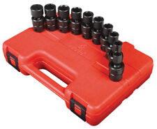 Sunex Tools 3657 10 Piece 38 Drive Swivel Impact Socket Set 10-19mm