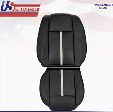 2010 For Ford Mustang Gt Coupe Passenger Top Bottom Leather Seat Covers Black