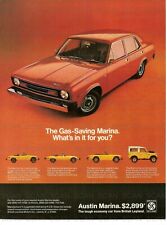 1974 Austin Marina Vintage Magazine Ad