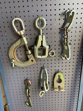 6pc Auto Body Frame Machine Pulling Puller Chain Clamps Set W Hooks