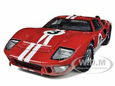 1966 Ford Gt-40 Mk Ii 3 Red 118 Diecast Model Car By Shelby Collectibles Sc406