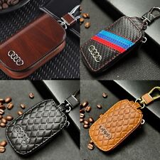 Audi Luxury Leather Handmake Keyring Key Chain Logo Gift Uk Post