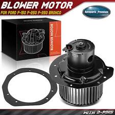 New Hvac Blower Heater Motor For Ford F-150 87-92 1996 F-250 87-96 F-350 87-97