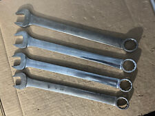 Snap-on 4 Piece Large Comb Wrenches 1-116 1-18 1-316 1-14 Read 
