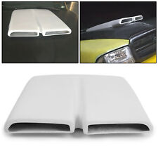 White Hood Scoop Cap Painted Fiberglass For 1970-76 Plymouth Duster
