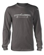 1970 Plymouth Barracuda Cuda 383 Convertible T-shirt - Long Sleeve - Side View