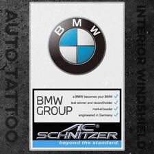 Ac Schnitzer Bmw Clear Static Adsorption Interior Car Windshield Decal Sticker