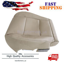 Fits 1998-2007 Toyota Land Cruiser Driver Bottom Leather Seat Cover Ivory Tan