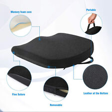 Car Seat Riser Office Chair Home Memory Foam Seat Cushion Lower Back Pain Relief