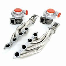 T4 Ar 8096 Two Turbosheaderselbows For Small Block V8 Ls1 Ls2 Lsx 4.8 5.3 6.2