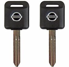 2 Ignition Key Blanks For Nissan Titan And Frontier. Transponder Chip Key Id 46
