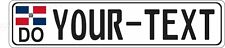 Dominican Republic Euro Tag Bmw Custom European Style License Plate Any Text