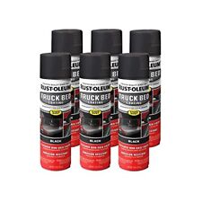 New 6-pack Rust Oleum Auto Truck Bed Liner Coating Black Solid Spray Comfort Tip