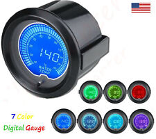 Led 2 52mm 7 Color Display Water Temperature Digital Gauge With Sensor Auto Us