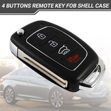 Remote Key Fob Shell For Hyundai Santa Fe Sonata Tucson Elantra Case 4 Button Us