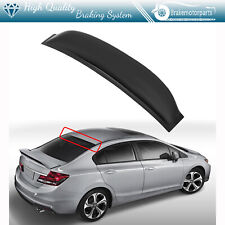 Jdm Rear Window Visor Spoiler Wing For 12-15 Honda Civic Sedan Roof Deflector