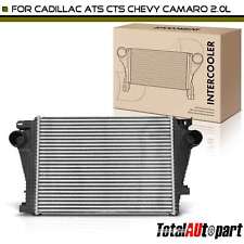 New Air Cooled Intercooler For Chevrolet Camaro 16-22 Cadillac Ats Cts L4 2.0l