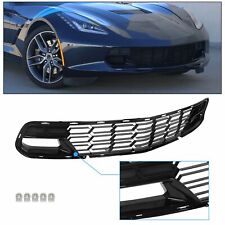 Front Lower Grille For Chevy Corvette C7 Z06 Zr1 Grand Sport 14-19 Wo Camera