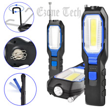 Cob Led Magnetic Work Light Rechargeable Car Garage Inspection Lamp Hand Torch