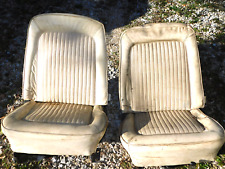 Oem 66-77 Ford Early Bronco 1968-69 Mustang Bucket Seats White Will Now Ship