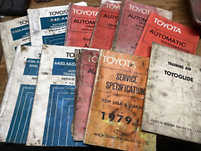 Toyota Factory Transmission Service Shop Repair Manual Lot
