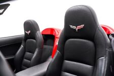 Corvette C6 Sports 2005-2011 In Black Fuax Leather Car Seat Covers