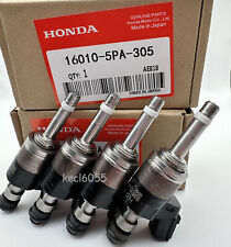 4pcs Genuine Oem Fuel Injectors 16010-5pa-305 For Accord Cr-v Civic 1.5l Turbo