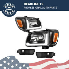 Led Drl Front Headlights Bumper Lights For 2001-2004 Toyota Tacoma Headlamps