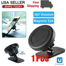 360 Universal Magnetic Car Mount Cell Phone Holder Stand Dashboard For Iphone