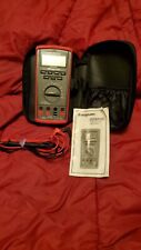 Snap On Multimeter With Leads And Soft Case. Very Clean. Model Eedm504d